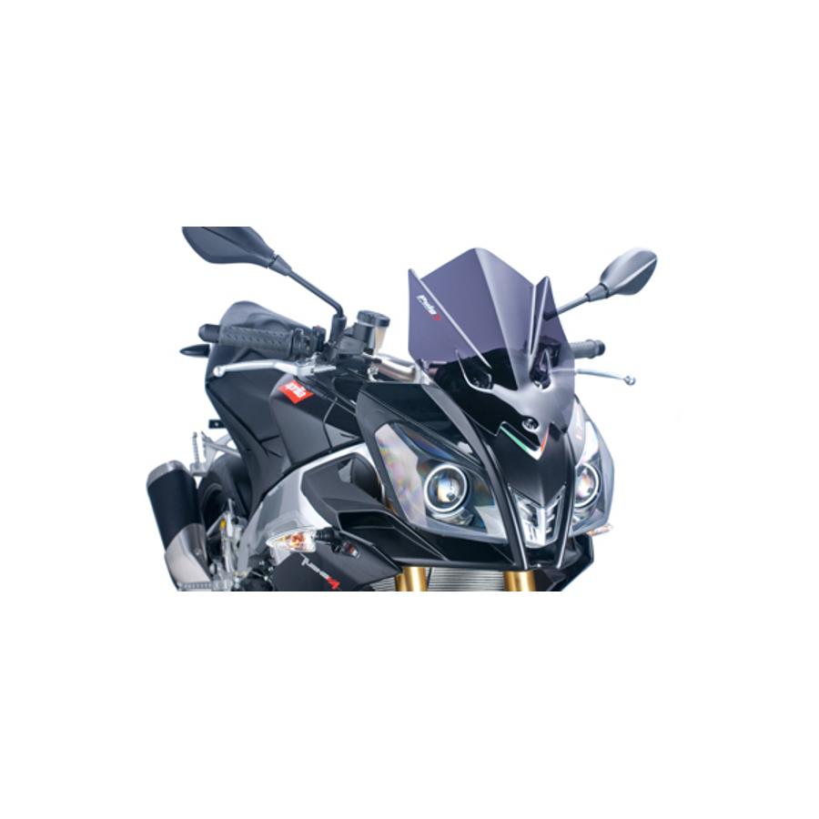 Puig (プーチ) スクリーン レーシング D.スモーク TUONO1000R/V4R 5647F
