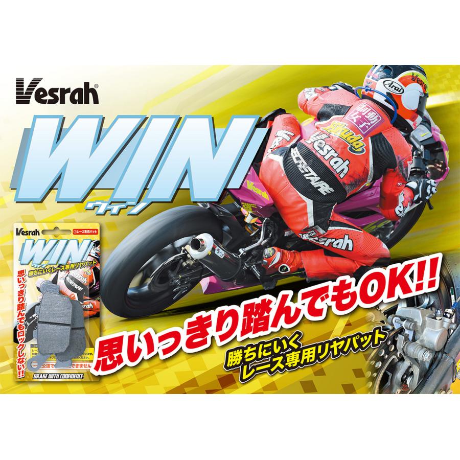 ベスラ WINパッドExpert Plus用 レーシングリアパッド XD-953P XD-953P