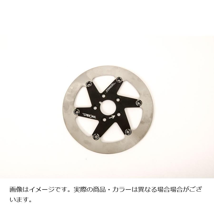 ベルリンガー AERONAL DISK エアロナルディスク ブレーキ ステン 左 ブラック スズキ 310φ