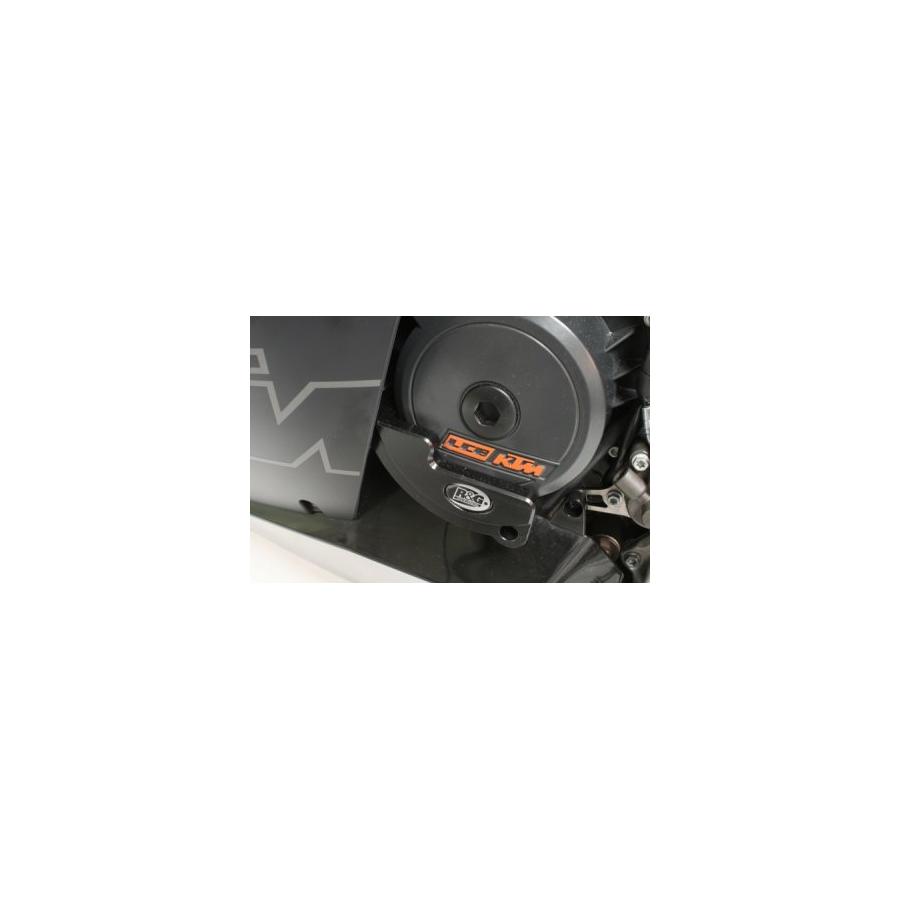 R&G (アールアンドジー) エンジンケーススライダー左 ブラック KTM RC8 1290 SuperDuke GT
