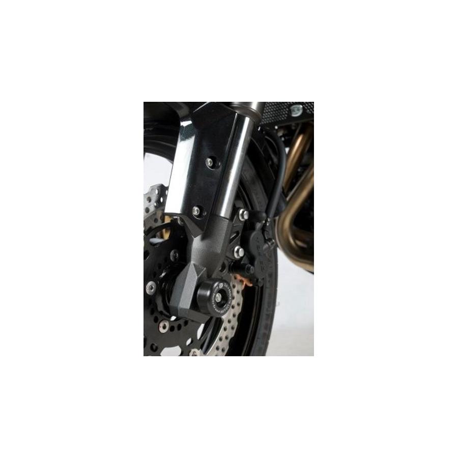 R&G (アールアンドジー) フォークプロテクター ブラック VERSYS [650cc] [ヴェルシス] RG-FP0059BK