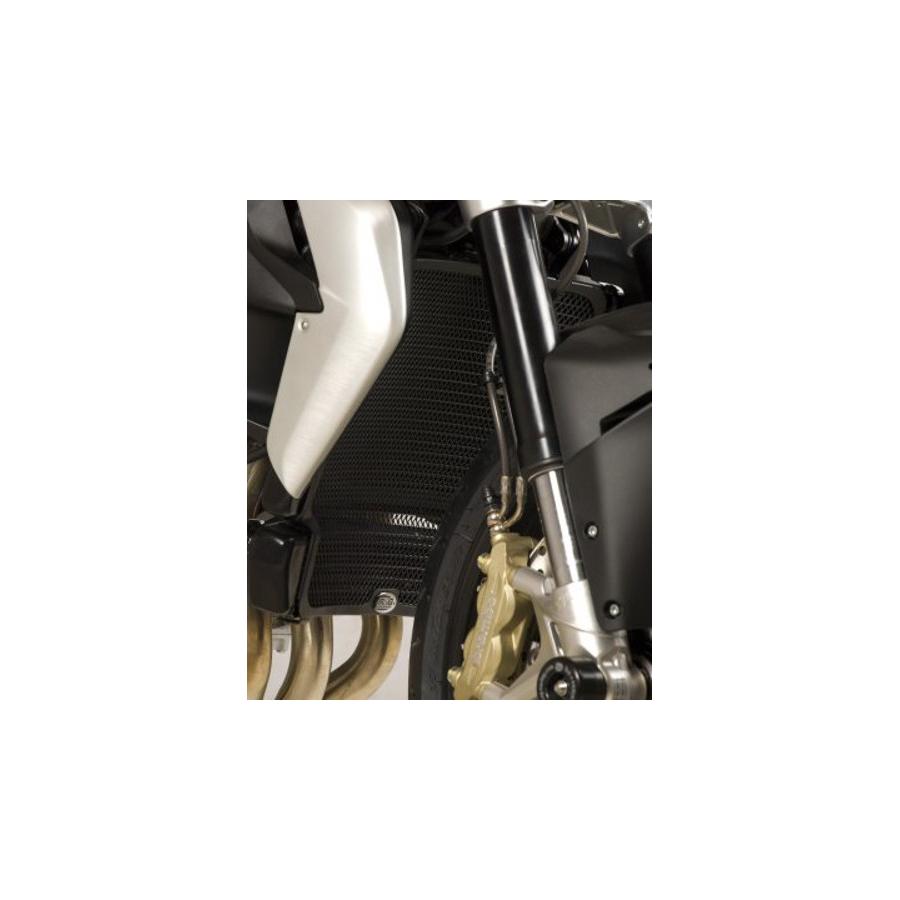 R&G (アールアンドジー) ラジエターガード ブラック [MV AGUSTA] BRUTALE 675 [ブルターレ] RG-RAD0140BK