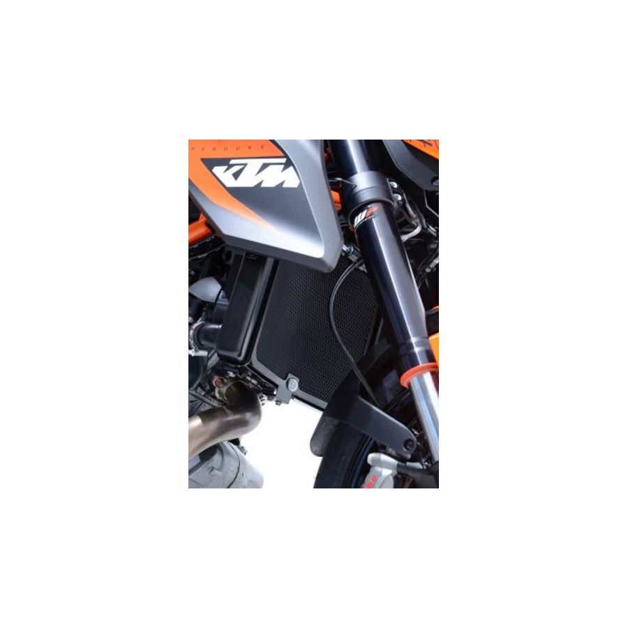 R&G (アールアンドジー) ラジエターガード アルミニウム ブラック 1290 SUPER DUKE [スーパーデューク R] RG-RAD0168BK