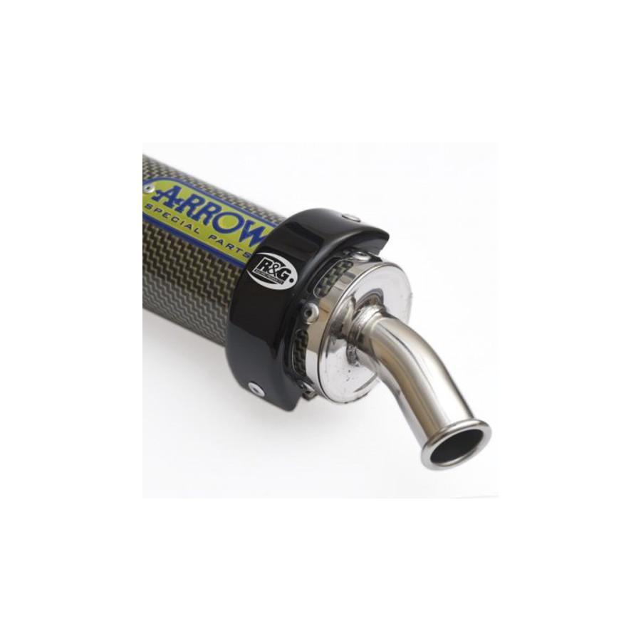 R&G (アールアンドジー) エキゾーストプロテクター Arrow(アロー) exhaust on 125cc 円周226mm ブラック RG-EP0013BK