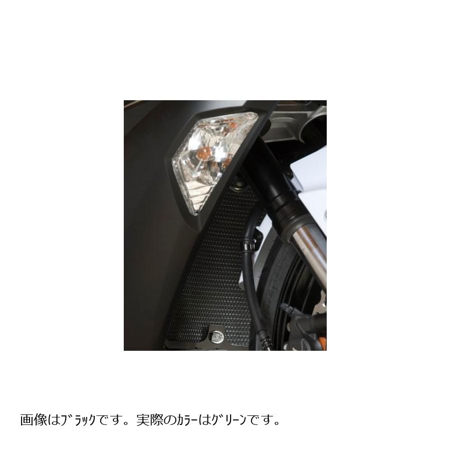 R&G (アールアンドジー) ラジエターガード アルミニウム グリーン ZX-6R/RR RG-RAD0141GR RG-RAD0141GR