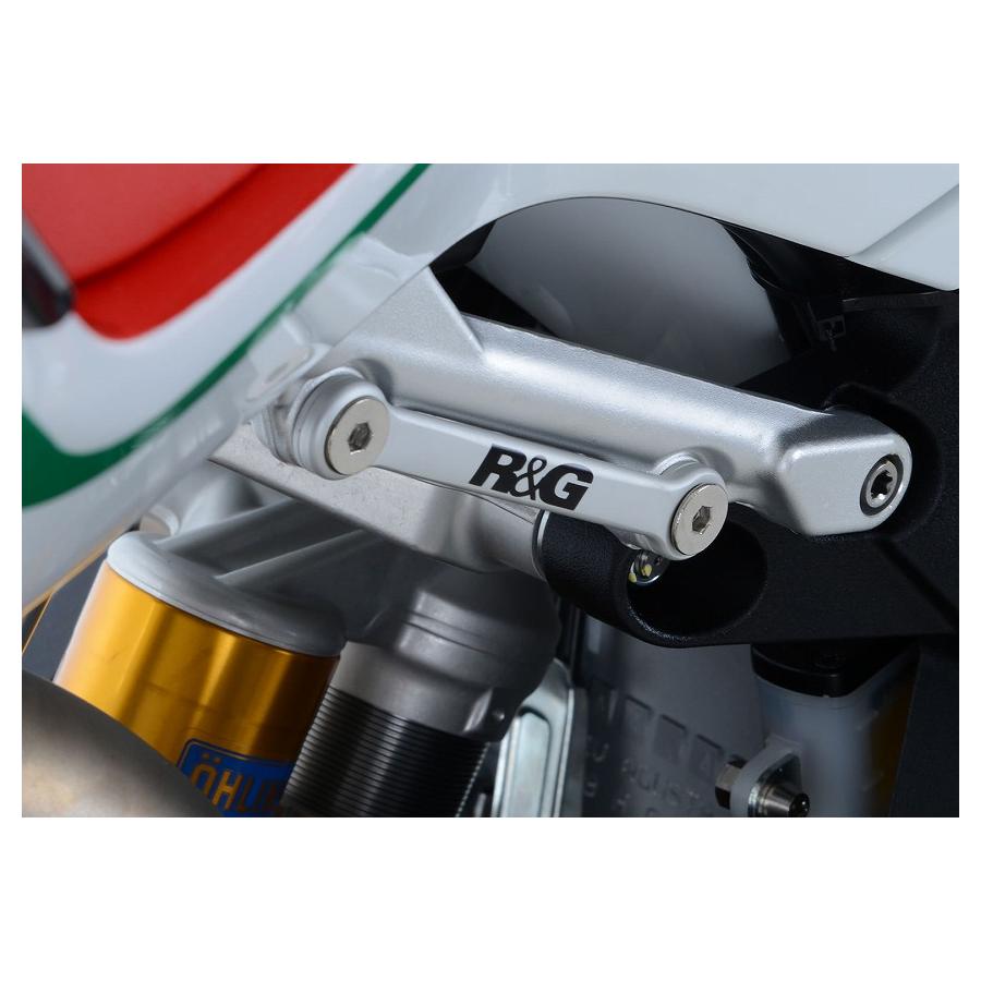 R&G (アールアンドジー) リアフットレストプレート シルバー F4 1000R /F4 RR/F4 RC