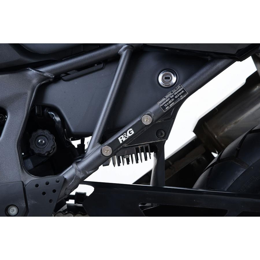R&G (アールアンドジー) リアフットレストプレート ブラック CRF1000L Africa Twin