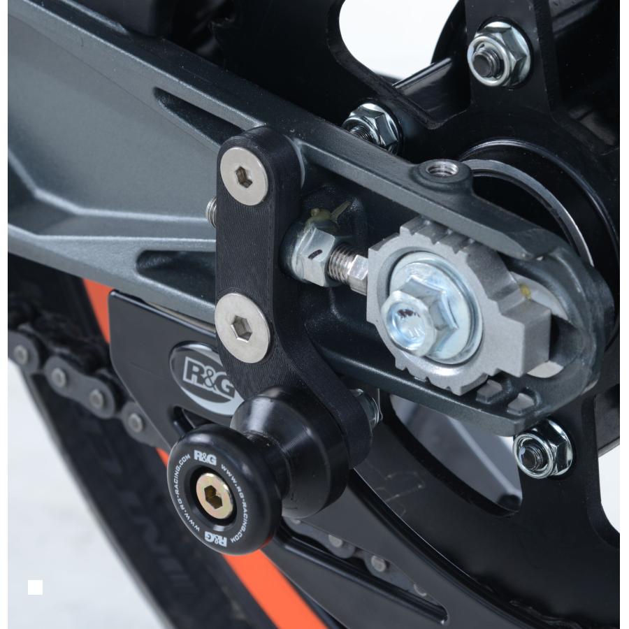 アールアンドジー,オフセットコットンリール,BLK,KTM,RC125/390,17-・DUKE125/390,17-,RG-CR0063BK