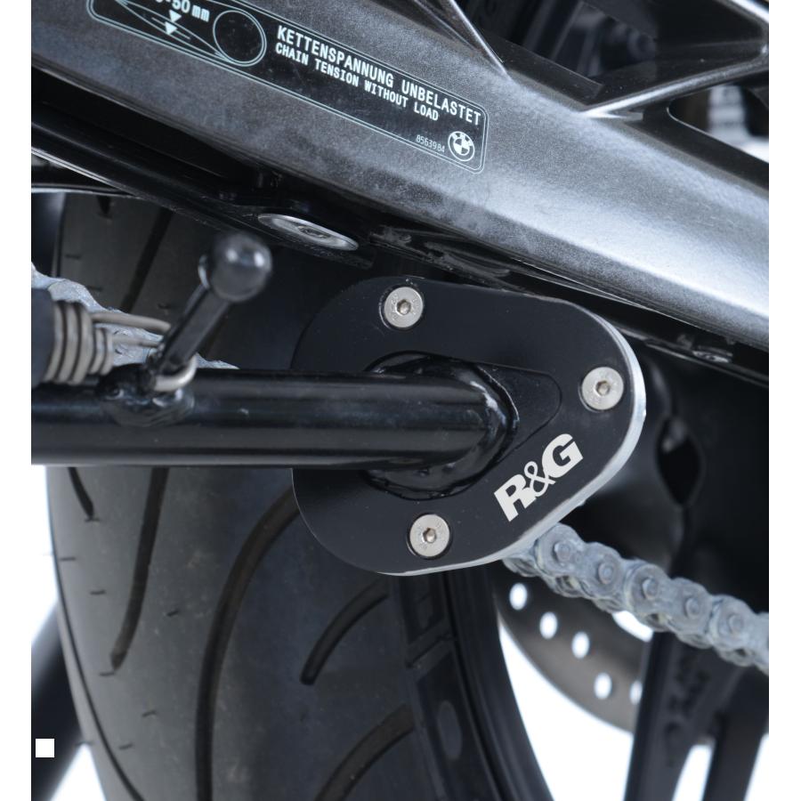 R&G (アールアンドジー) キックスタンドシュー シルバー/ブラック G310R RG-PKS0104SI
