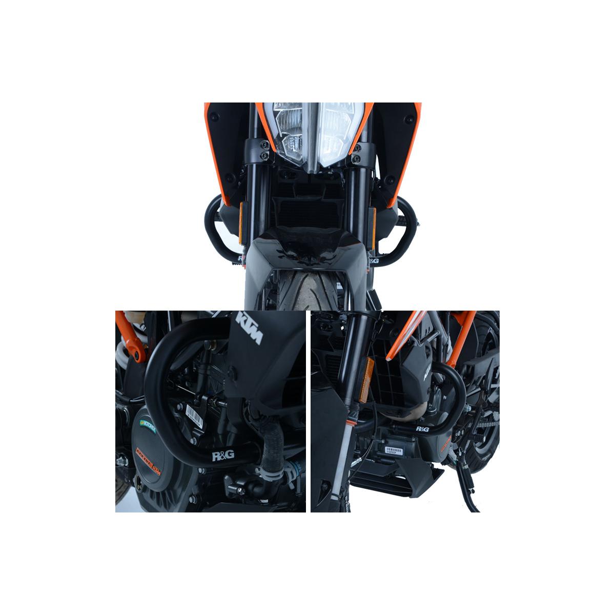 R&G (アールアンドジー) アドベンチャーバー ブラック KTM 250Duke/390Duke RG-AB0038BK