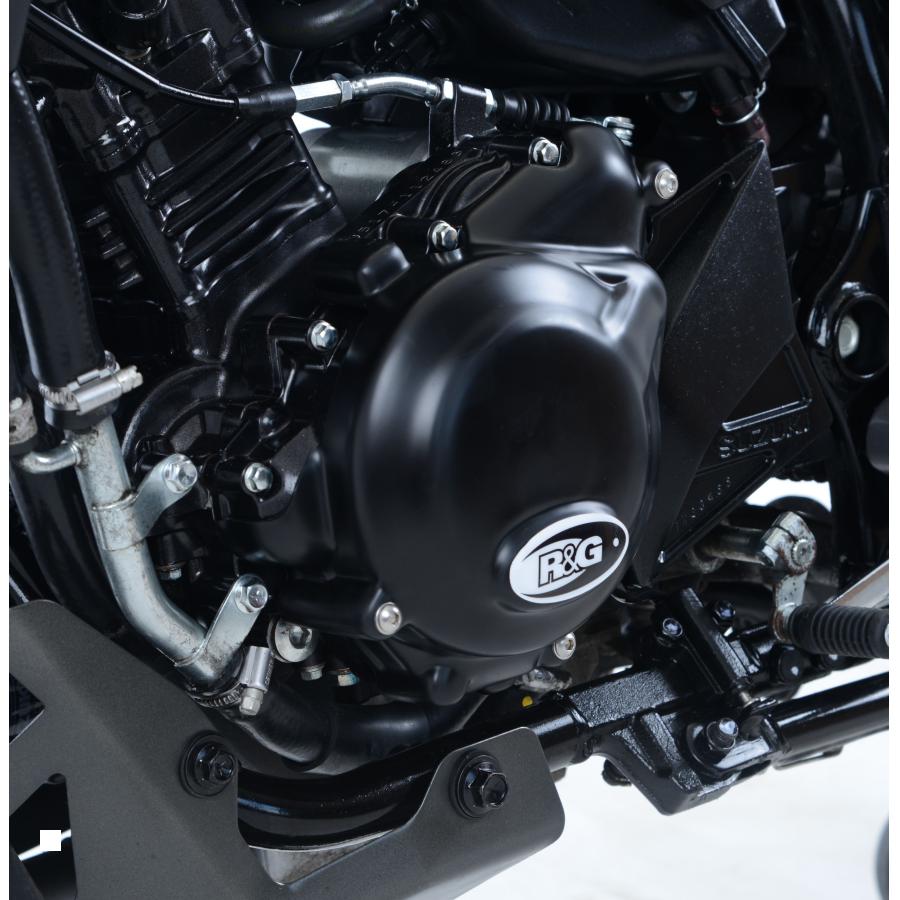 R&G (アールアンドジー) ジェネレーターカバー左側 ブラック GSX250R RG-ECC0246BK