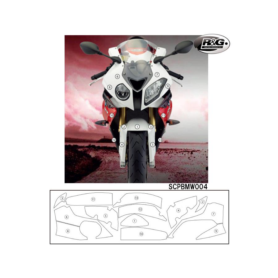 RG (アールアンドジー) セカンドスキン(高品質ポリウレタン保護フィルム) HP4 S1000RR RG-SCPBMW004