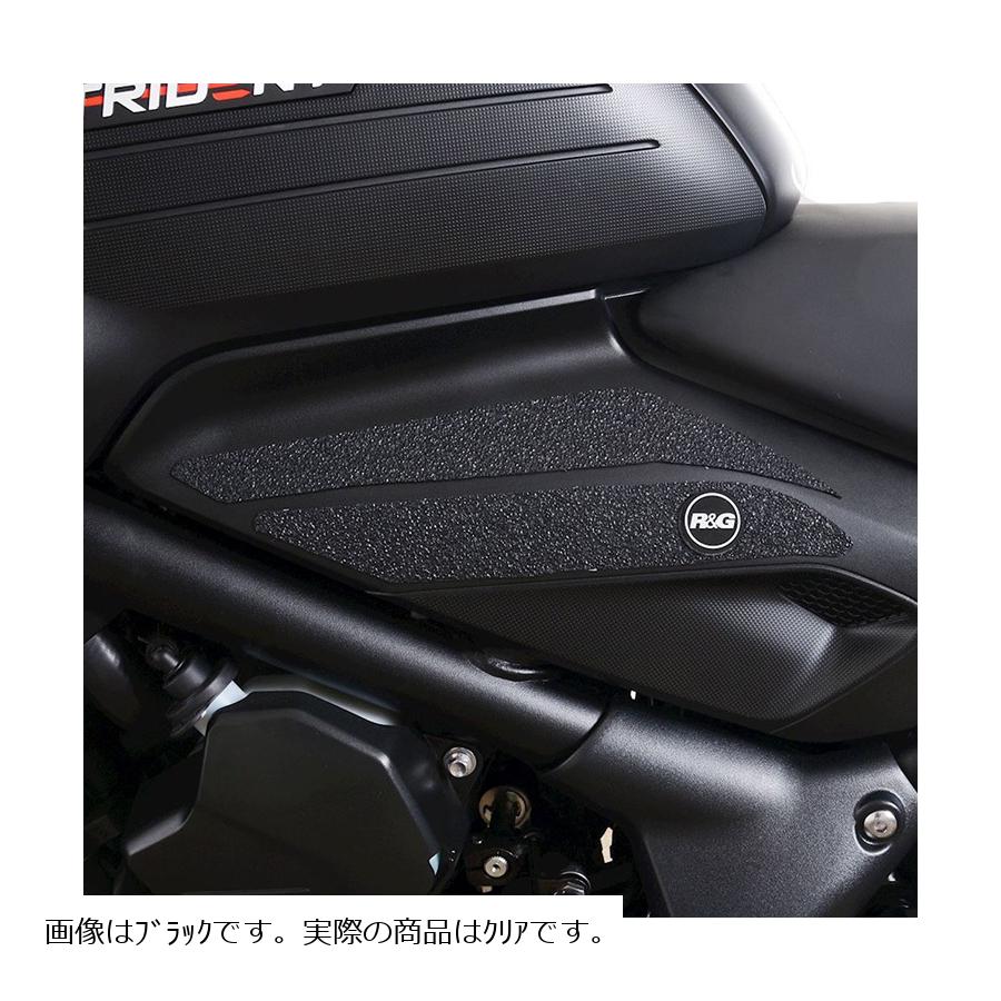 R&G (アールアンドジー ) トラクションパッド トライアンフ TRIUMPH トライデント660 Trident660 クリア｜バイク・車パーツ プロト