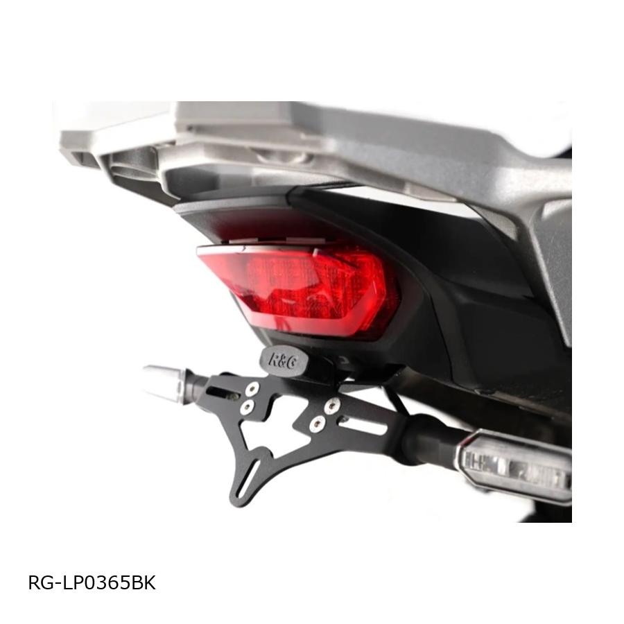 R&G (アールアンドジー ) Tail Tidies/Licence Plate Holders:ブラック XL750 Transalp RG-LP0365BK