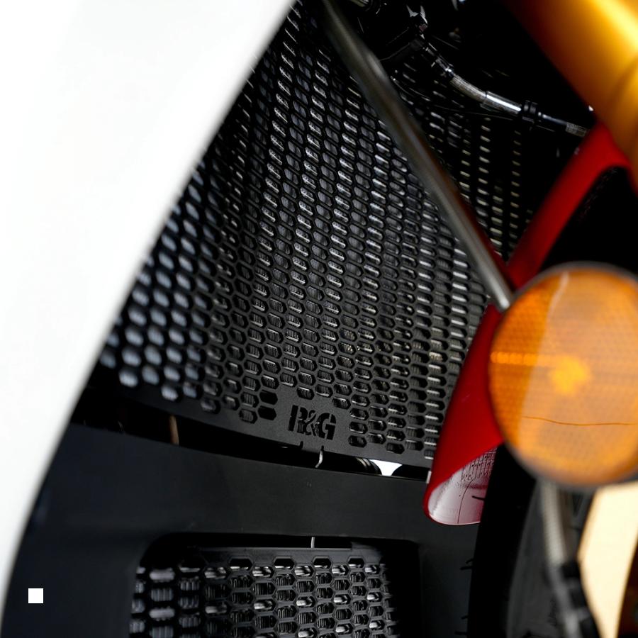 R&G (アールアンドジー ) PRO ラジエーターガード:ブラック YZF-R1/M /MT-10 RG-RAD0300PROBK