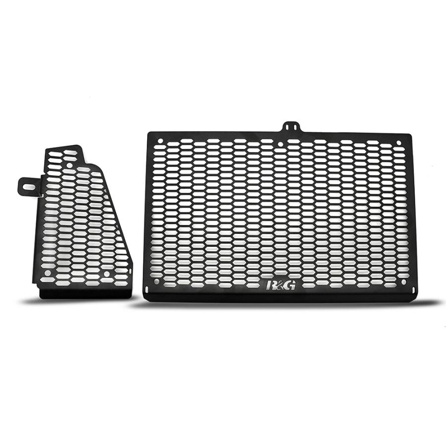 R&G (アールアンドジー ) PRO Cooler Guard set:ブラック Ninja7HEV RG-RAD0362PROBK｜バイク・車パーツ プロト
