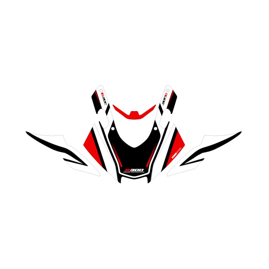 MDF (エムディーエフ) ストロボフロントトップレッド YZF-R3 M25R30-D-RD-FT