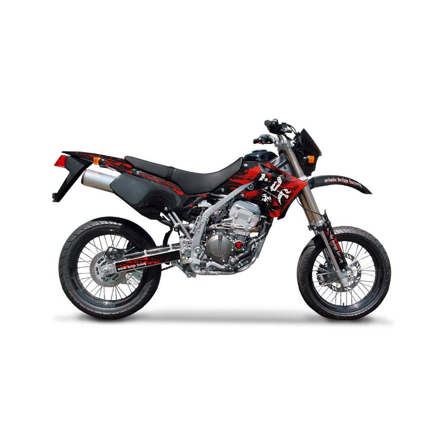 MDF (エムディーエフ) ブラッディサイドカバーRD D-TRACKER/250SB 04-07 M04DTRSB-C-RD-SC