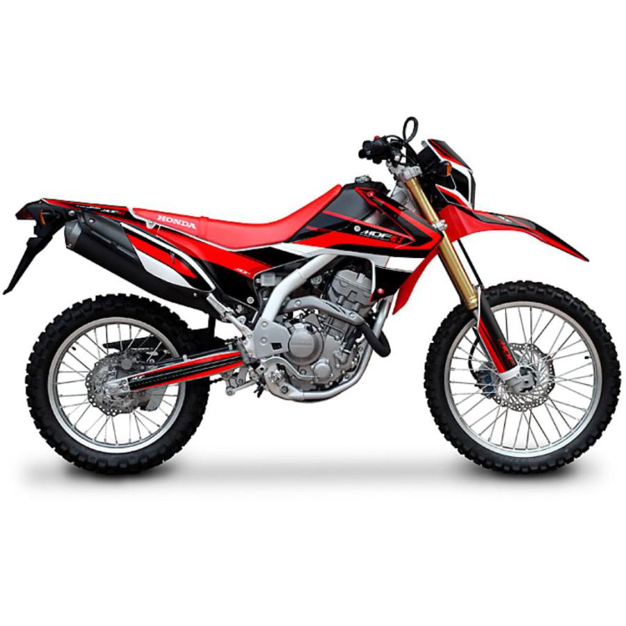 MDF (エムディーエフ) アタッカー デカール ステッカー シュラウド CRF250L レッド