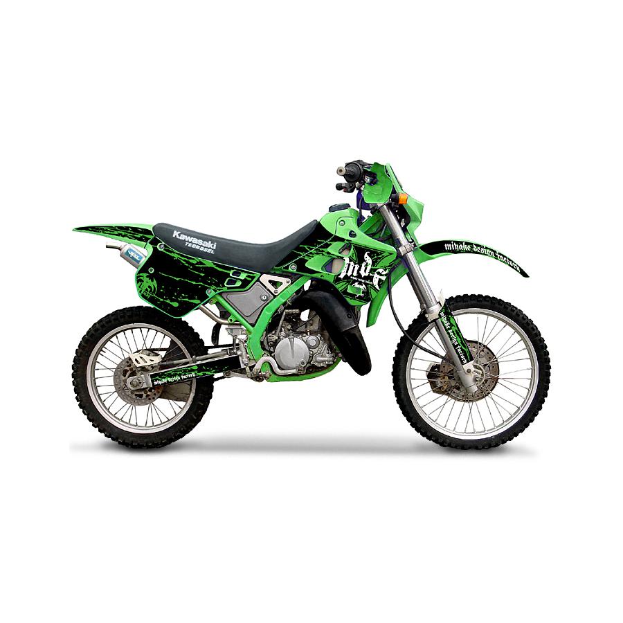 MDF (エムディーエフ) ブラッディ デカール ステッカー コンプリート KDX125SR GR