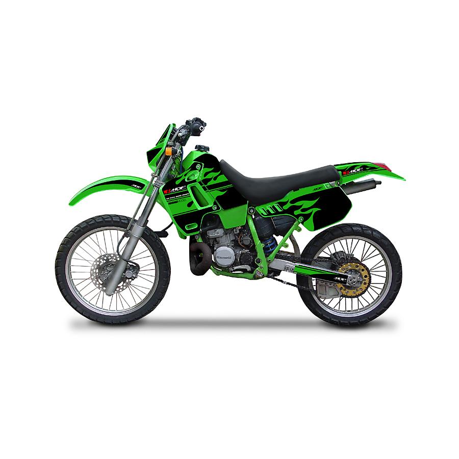MDF (エムディーエフ) ファイアーサイドカバーGR KDX200SR 89-94 MKDX200-B-GR-SC