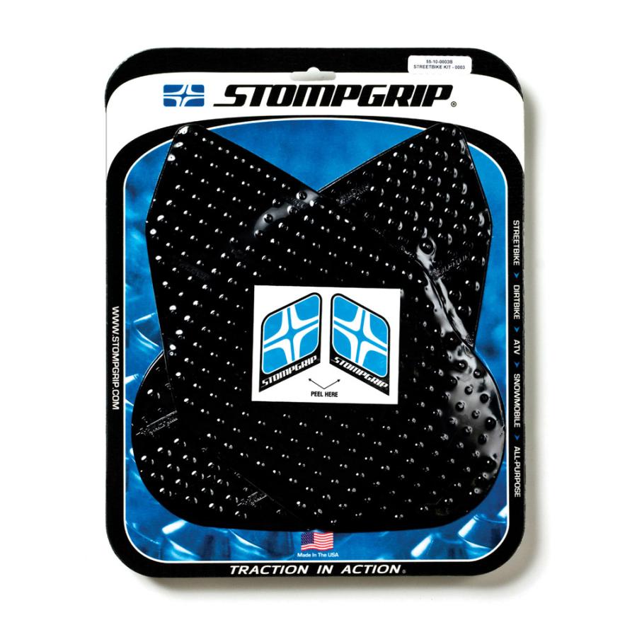 STOMPGRIP (ストンプグリップ) トラクションパッドタンクキット ブラック VOLCANO YZF-R6 55-10-0003B