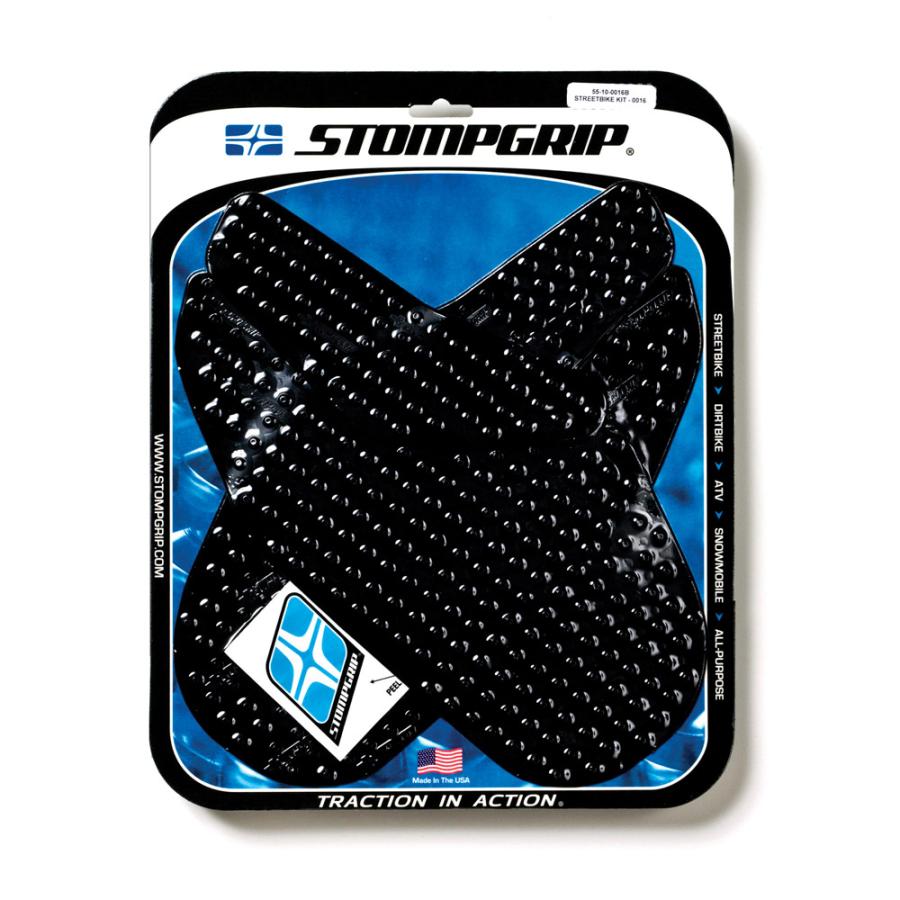 STOMPGRIP (ストンプグリップ) トラクションパッドタンクキット ブラック VOLCANO CBR1000RR 55-10-0016B