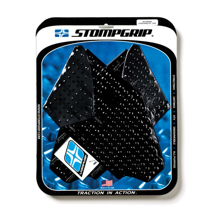 STOMPGRIP (ストンプグリップ) トラクションパッドタンクキット ブラック VOLCANO CBR1000RR 55-10-0023B