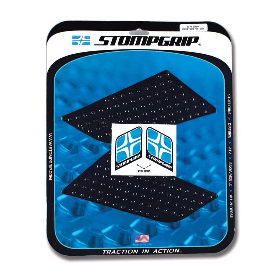 STOMPGRIP (ストンプグリップ) トラクションパッドタンクキット ブラック VOLCANO SFV650GRADIUS/GRADIUS400 55-10-0095B