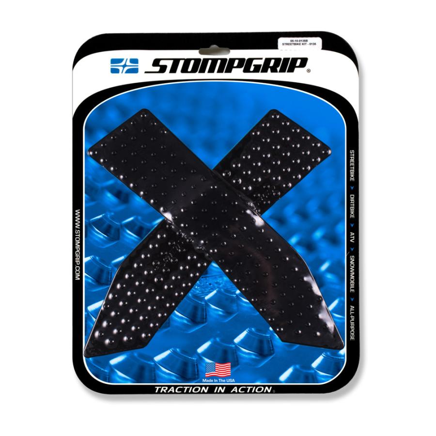 STOMPGRIP (ストンプグリップ) トラクションパッドタンクキット ブラック VOLCANO VFR1200X 55-10-0135B