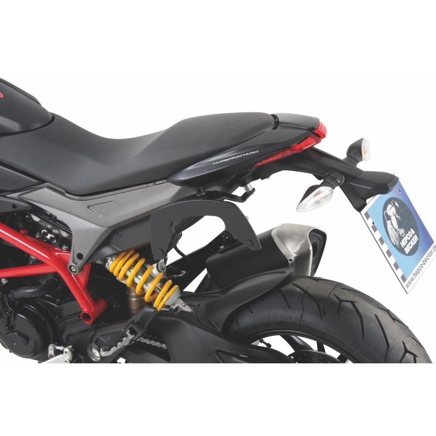 ヘプコ&ベッカー C-Bowサイドキャリア ブラック Hypermotard 939/SP 6307540 00 01|バイク・車パーツ プロト