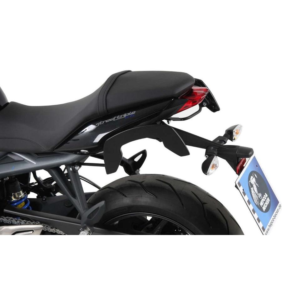 ヘプコ&ベッカー C-Bowサイドキャリア ブラック Street Triple 675/R 630794 00 01|バイク・車パーツ プロト