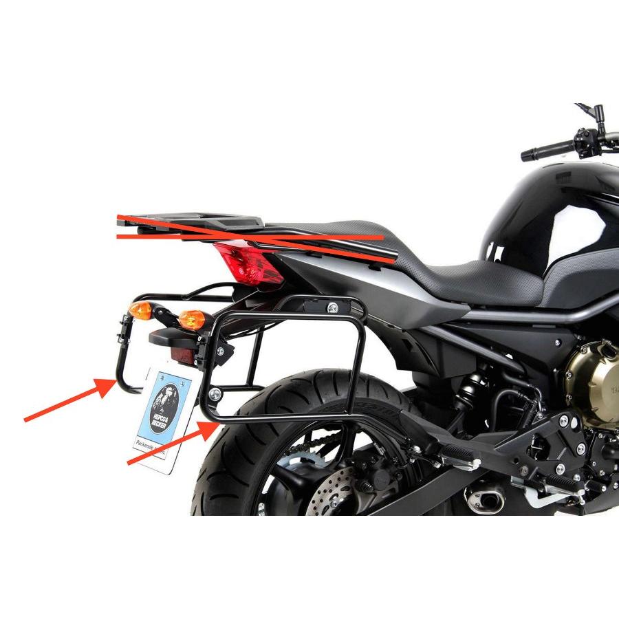 ヘプコ&ベッカー サイドキャリア ロックイット ブラック XJ6 ディバージョン Diversion F