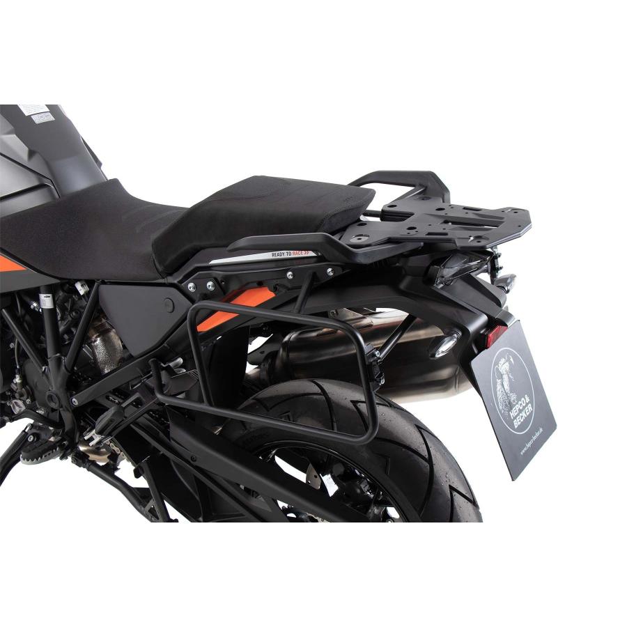 ヘプコベッカー サイドキャリア エンデューロ ブラック 1290 Super Adventure S R 6537627 00 01