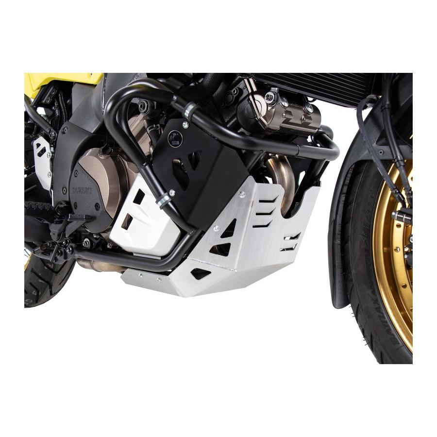 ヘプコ&ベッカー スキッドプレート シルバー 純正エンジンガード専用品 V-Strom1050XT 20｜バイク・車パーツ プロト