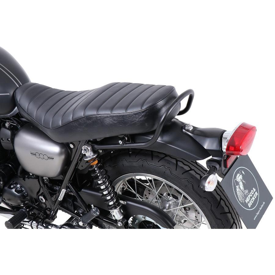 0円 返品送料無料 ヘプコベッカー グラブバー ブラック W800 STREET CAFE 42192541-0001
