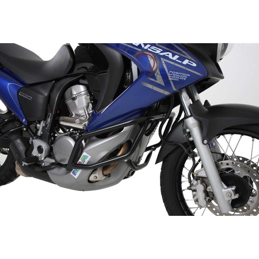 ヘプコ&ベッカー エンジンガード ブラック XL700V Transalp