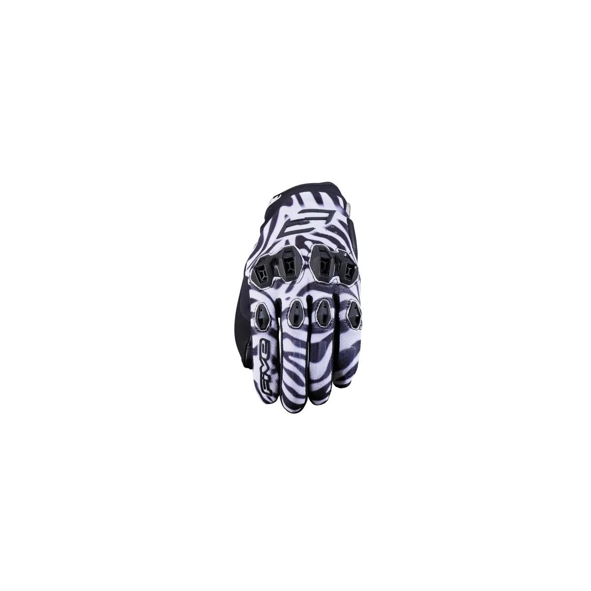 ファイブ グローブ STUNT EVO2 WOMAN ZEBRA ブラック/ホワイト #S 3841300108204