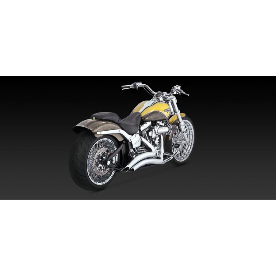 VANCE & HINES(バンス&ハインズ) BigRadius 2-2 PCX ビッグラディウス2-2 クローム マフラー FXSB/SE 13-17 1800-2588|バイク・車パーツ プロト