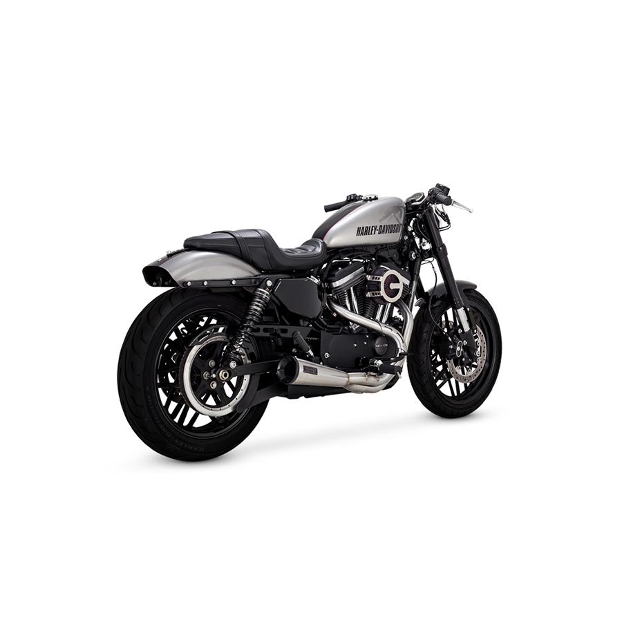 VANCE & HINES（バンス＆ハインズ） Stainless 2-1 Upsweep PCX ステンレス2-1 アップスウィープ マフラー Sportster 04-22 1800-2611