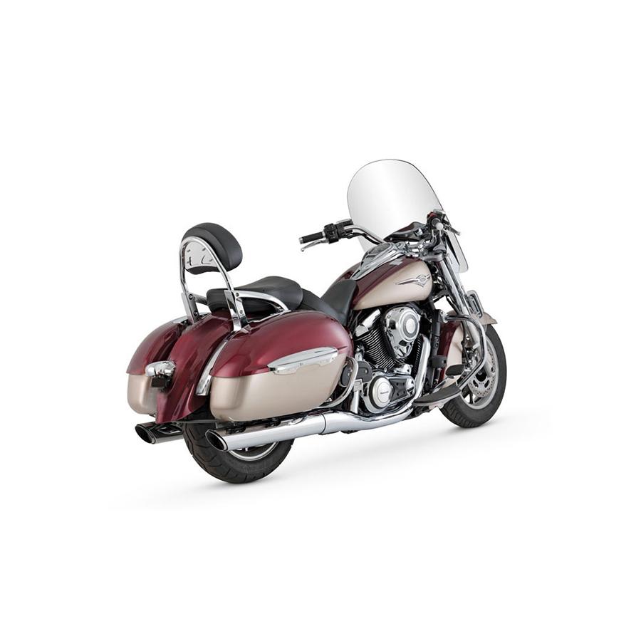 VANCE & HINES（バンス＆ハインズ）TwinSlash Round スリップオンマフラー クロム VULCAN1700NOMAD 1811-2279
