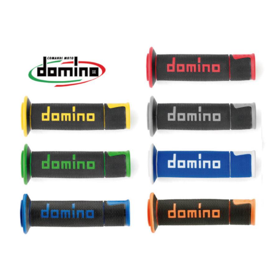 domino ドミノ 126mm A25041C5240 サーモプラスチックゴム ストリートタイプ ハンドルバーグリップ ブラックXグレー  ○スーパーSALE○ セール期間限定 ハンドルバーグリップ