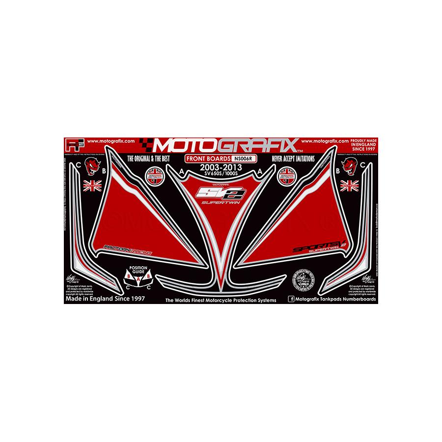 モトグラフィックス ボディパッド FRONT (R) SV650S/1000S MT-NS006R 12,705円