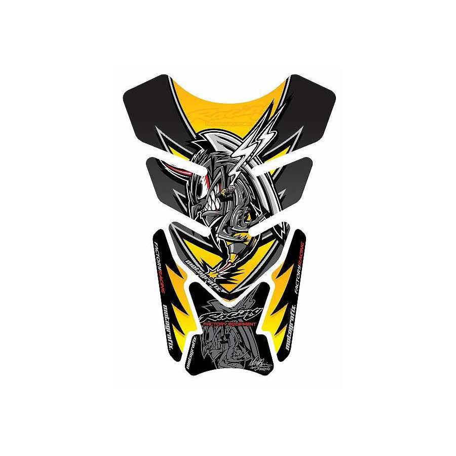 モトグラフィックス タンクパッド イエロー HONDA QUADPAD MT-TH015Y