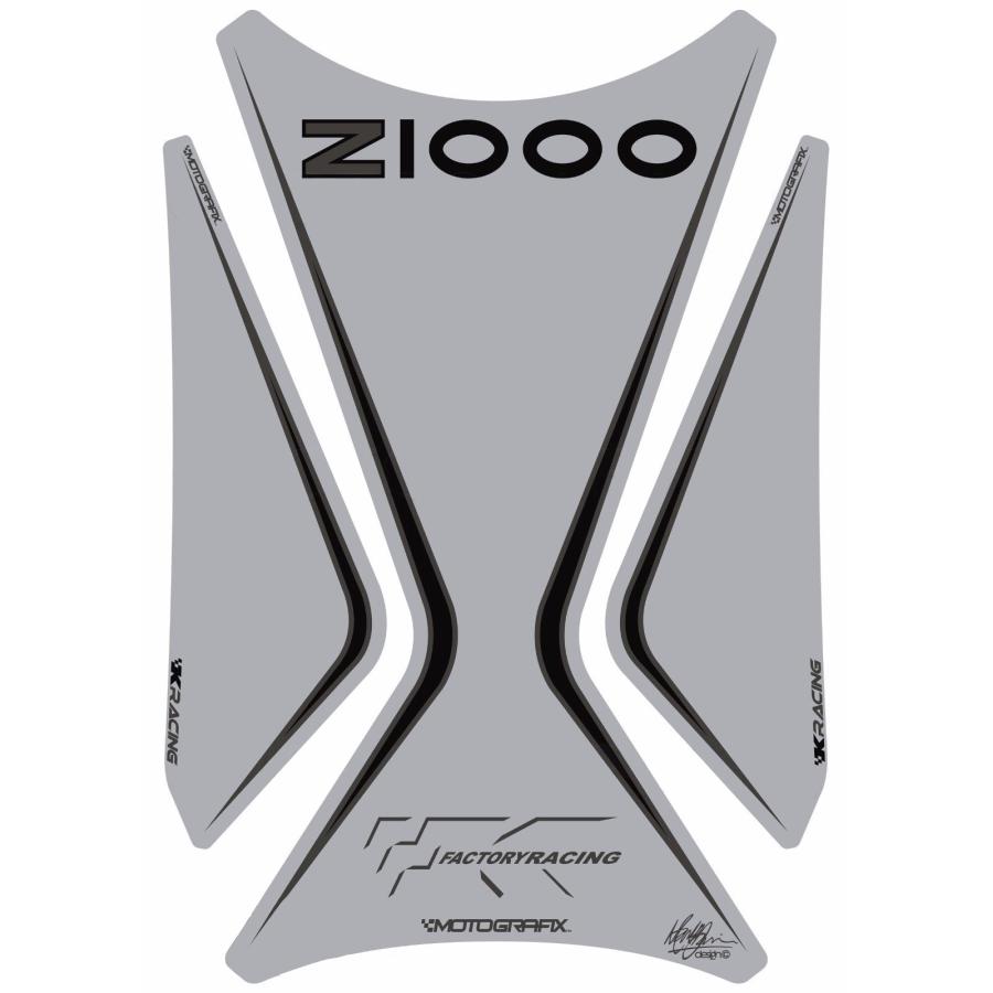 モトグラフィックス タンクパッド シルバー Z1000 MT-TK022S
