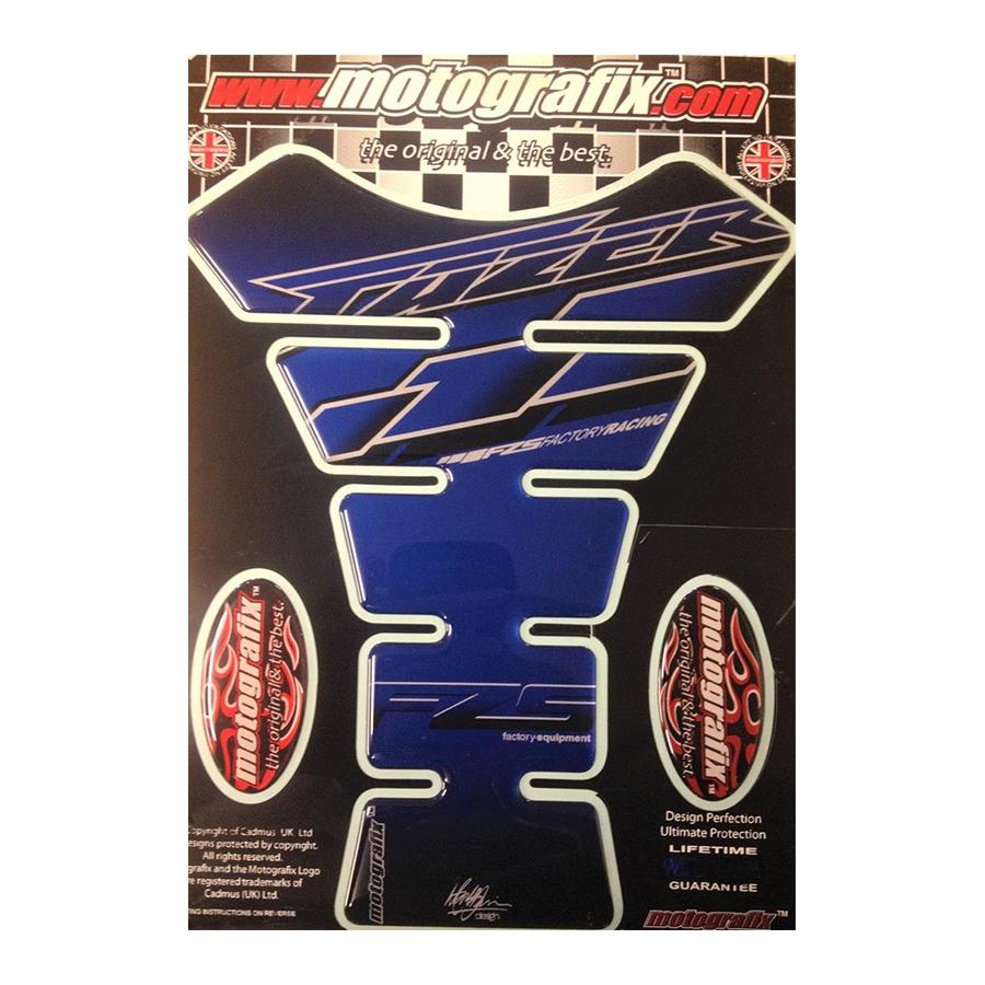 モトグラフィックス タンクパッド ブルー/シルバー FAZER600/1000/FZS MT-TY004BS1