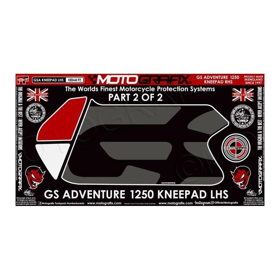 モトグラフィックス KNEE ボディパッド LEFT SIDE R1250GS Adventure(Rallye Special Edition) MT-KB044K-P2