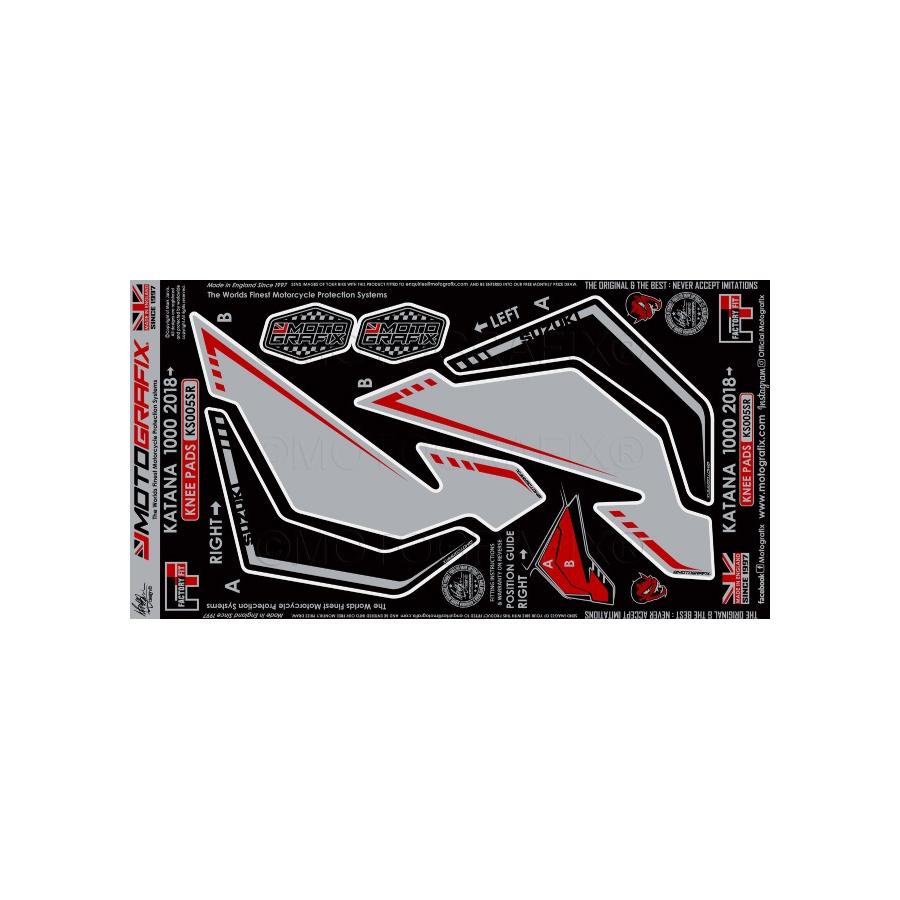 モトグラフィックス ボディパッド KNEE KATANA MT-KS005SR