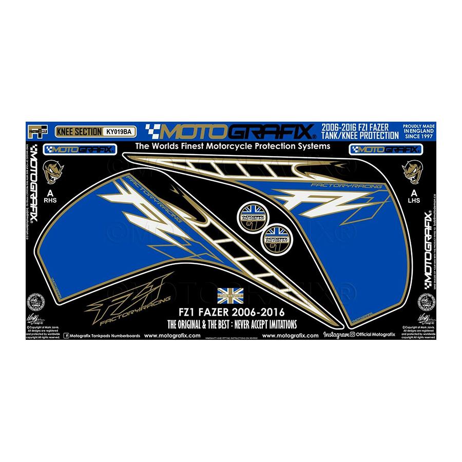 モトグラフィックス ボディパッド KNEE FZ1/Fazer MT-KY019BA