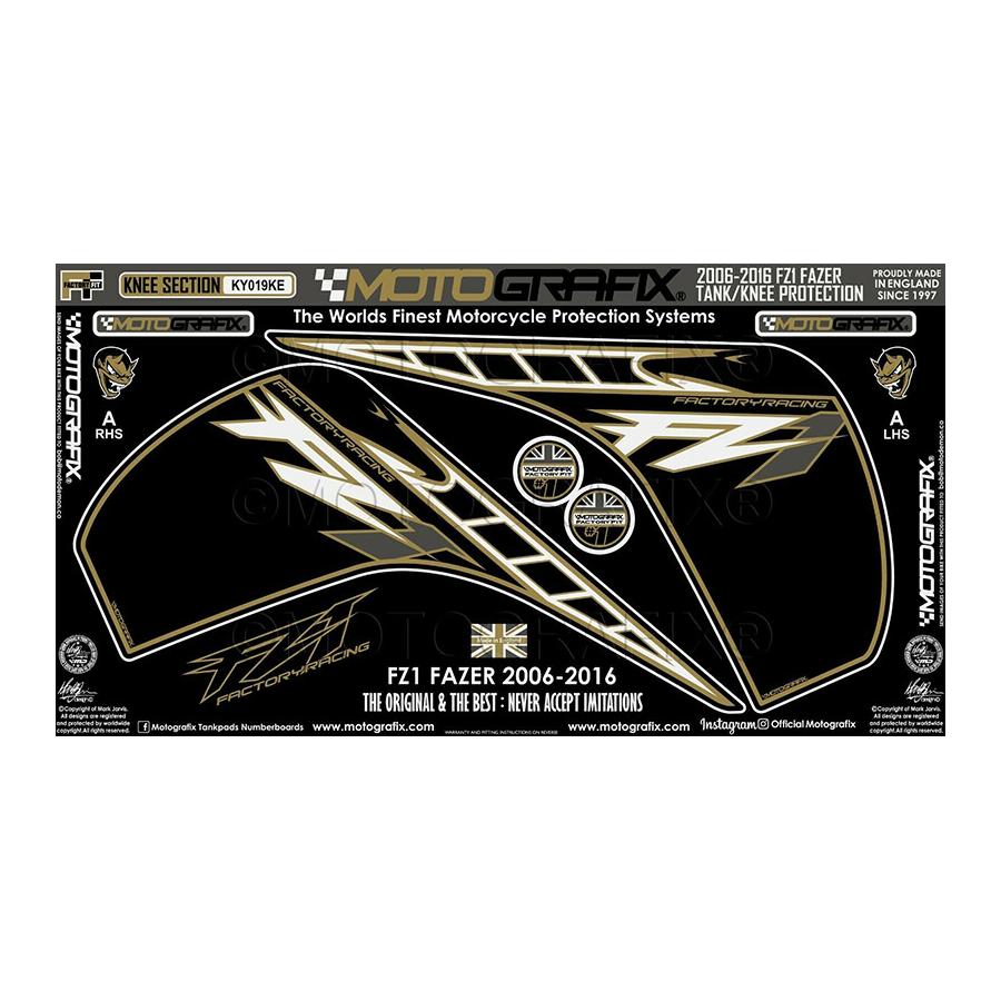 モトグラフィックス ボディパッド KNEE FZ1/Fazer MT-KY019KE